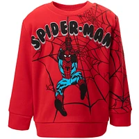 Avengers Boys Marvel Spider-Man Fleece Sweatshirt and Pants Set