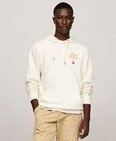 Tommy Hilfiger Men's Long Sleeve Script Stacked Logo Hoodie