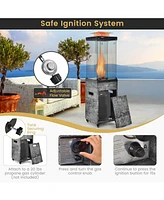 Sugift 41 000 Btu Propane Patio Heater with Metal Hood
