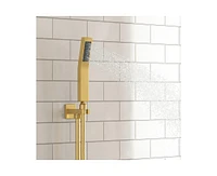 Casainc Pressure Balanced Temperature and Volume Complete Shower System with Rough-in Valve