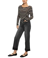 Sanctuary Women's Luna Mid-Rise Skinny Cuffed Jeans