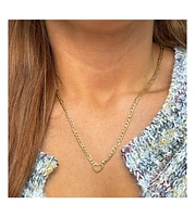 The Lovery Figaro Heart Necklace 14K Gold