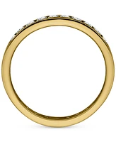 Giani Bernini Cubic Zirconia Channel-Set Eternity Ring (1-1/2 ct. t.w.) in 18k Gold Over Sterling Silver, Exclusively at Macy's