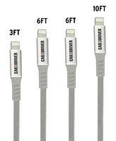 Car and Driver Apple Mfi Certified Premium Nylon Braided 4 Pack Cable