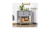 Slickblue Versatile Kitchen Sideboard & Storage Cabinet Multifunctional Coffee Bar