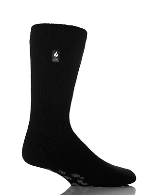 Heat Holders Men's Michael Solid Crew Slipper Sock