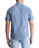 Men's Sagrino Relaxed-Fit Button-Down Utility Shirt
