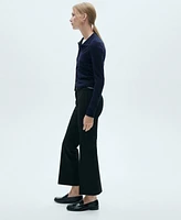 Mango Women's Flared Flowing Pants