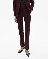 Mango Women's Pinstripe Suit Pants