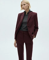 Mango Women's Pinstripe Suit Pants