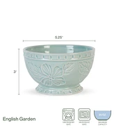 Fitz and Floyd English Garden Cereal Bowls, Set of 4