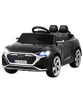 Gymax 12V Kids Ride On Car w/Remote Control 4 Wheels Suspension 3 Speeds Led Headlight