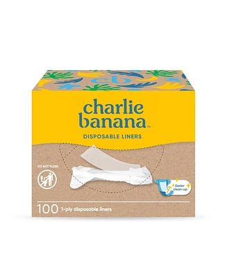 Charlie Banana 100 Disposable Cotton Liners