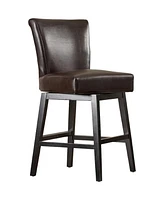Swivel Counter Stool (1PK), Stylish Upholstered Chair for Kitchen,Home Bar,or Living Room-The Pop Home