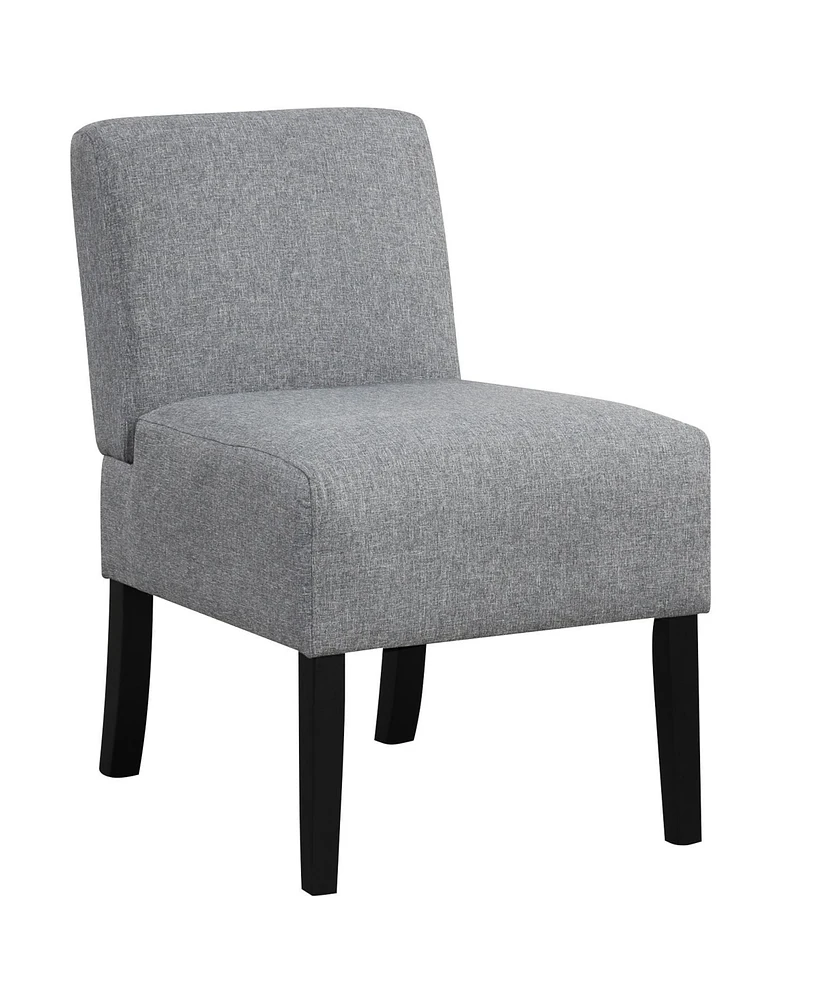 Gouun Upholstered Living Room Chair with Rubber Wood Legs