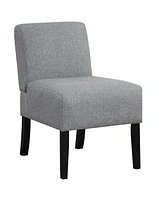 Gouun Upholstered Living Room Chair with Rubber Wood Legs