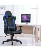 Gouun Massage Gaming Chair with Lumbar Support and Headrest