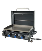 Razor 34.5" 3 Burner Portable Tabletop Griddle for Backyard Cooking and Camping