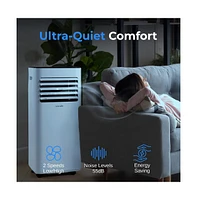 SereneLife Portable Air Conditioner, 10000 Btu, Dehumidifier & Fan Modes