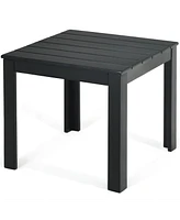 Gouun Wooden Square Patio Bistro Table