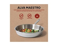 Alva Maestro Stainless Steel Frying Pan Skillet 9.5"