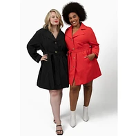 See Rose Go Plus Tech Twill Trench Coat