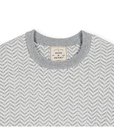 Hope & Henry Men's Organic Crew Neck Intarsia Sweater