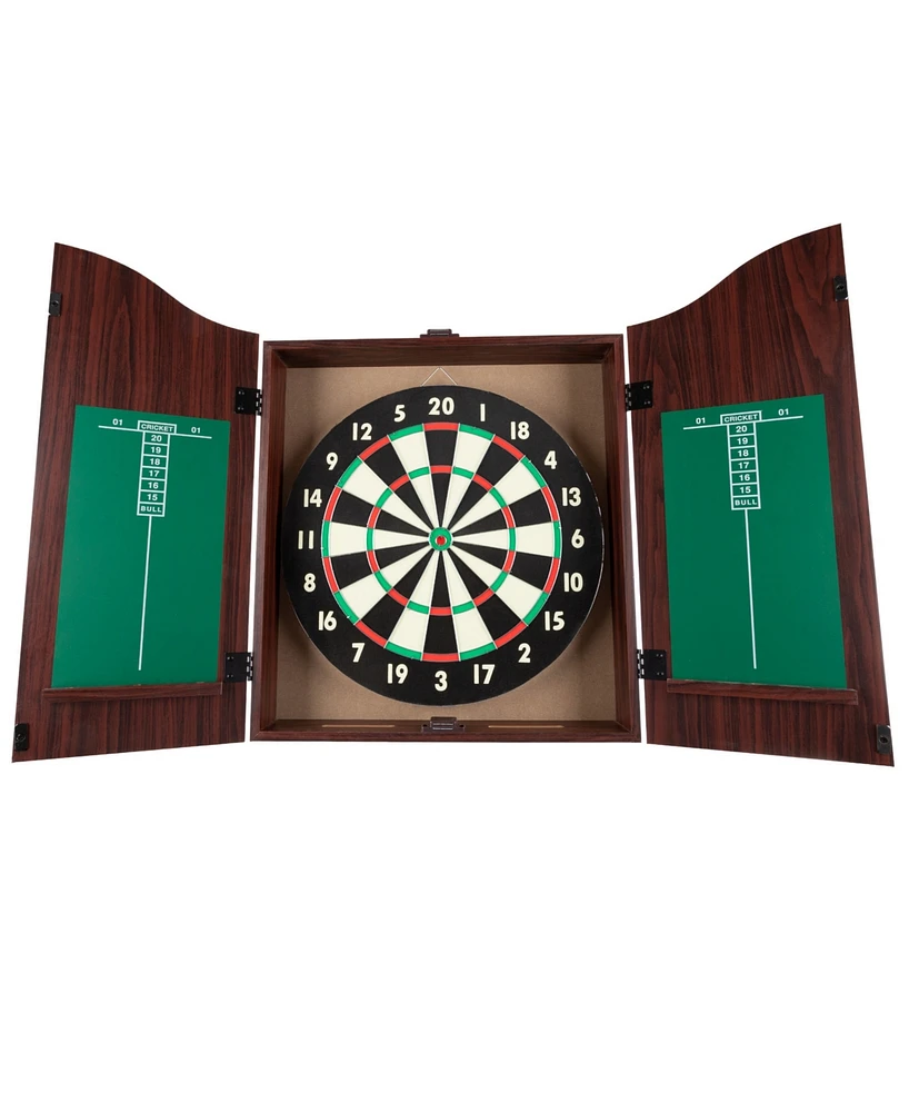 Trademark Games Dart Board Cabinet Set