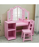 gaomon Kids Vanity Table