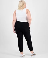 Madden Girl Trendy Plus Luxe Cargo Jogger Pants