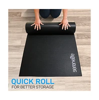 SereneLife Premium Exercise & Fitness Mat with Non-Slip Texture, 36x72 Inches