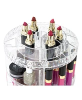Sorbus 360 Rotating Makeup Organizer - Spinning cosmetics organizer, Adjustable Shelves for Make Up, Perfume & more