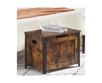 gaomon Storage Chest, Wooden Storage Trunk, Storage Bench with Safety Hinge and Lift-Top for Entryway, Bedroom, Living Room