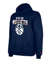 New Era Men's Navy Denver Nuggets 2024/25 City Edition Pullover Hoodie