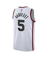 Nike Men's and Women's White Fred VanVleet Houston Rockets 2024/25 City Edition Finished Swingman Jersey