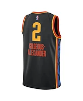 Nike Men's and Women's Black Shai Gilgeous-Alexander Oklahoma City Thunder 2024/25 City Edition Finished Swingman Jersey