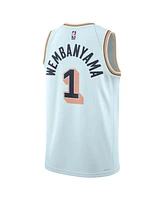 Nike Men's and Women's Light Blue Victor Wembanyama San Antonio Spurs 2024/25 City Edition Finished Swingman Jersey