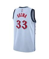 Nike Men's and Women's Powder Blue Kyle Kuzma Washington Wizards 2024/25 City Edition Finished Swingman Jersey