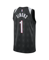 Nike Men's and Women's Black Anfernee Simons Portland Trail Blazers 2024/25 City Edition Finished Swingman Jersey