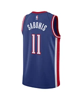 Nike Men's and Women's Blue Domantas Sabonis Sacramento Kings 2024/25 City Edition Finished Swingman Jersey