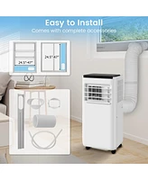 Gouun 8000 Btu Portable Air Conditioner with Remote Control Cools up to 250 Sq.Ft