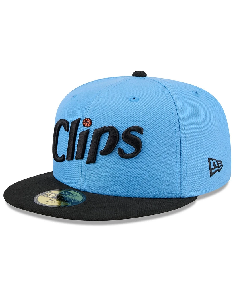 New Era Men's Light Blue La Clippers 2024/25 City Edition 59FIFTY Fitted Hat