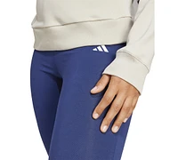 adidas Women's Essentials Small Logo French Terry Quarter Zip Top