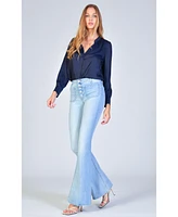 Black Orchid Denim Women's Audrey Patch Pocket Flare Jean