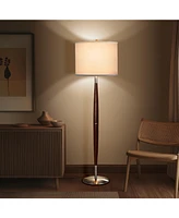 Brightech Lucas 61" Led Standing Floor Lamp with Drum Shade