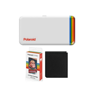 Polaroid Originals Hi-Print 2x3 Inch Pocket Printer with Back Paper and Album