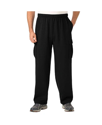 KingSize Big & Tall Fleece Cargo Sweatpants