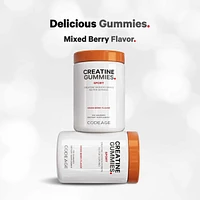 Codeage Creatine Gummies - 5000mg Creatine Monohydrate - AstraGin Panax & Astralagus for Bioavailability - Athletic Performance, Sport Supplement