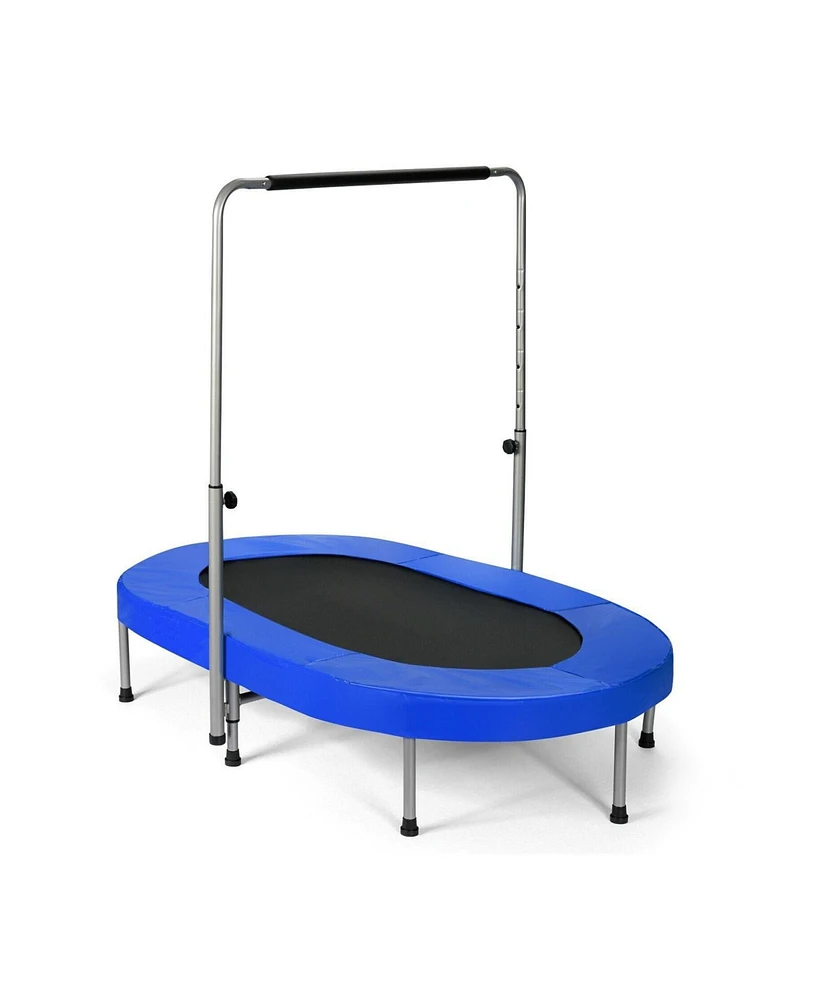 Gouun 2-Person Foldable Mini Kids Fitness Rebounder Trampoline