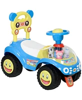 Qaba Toddler Push Car, Kids Foot to Floor Sliding